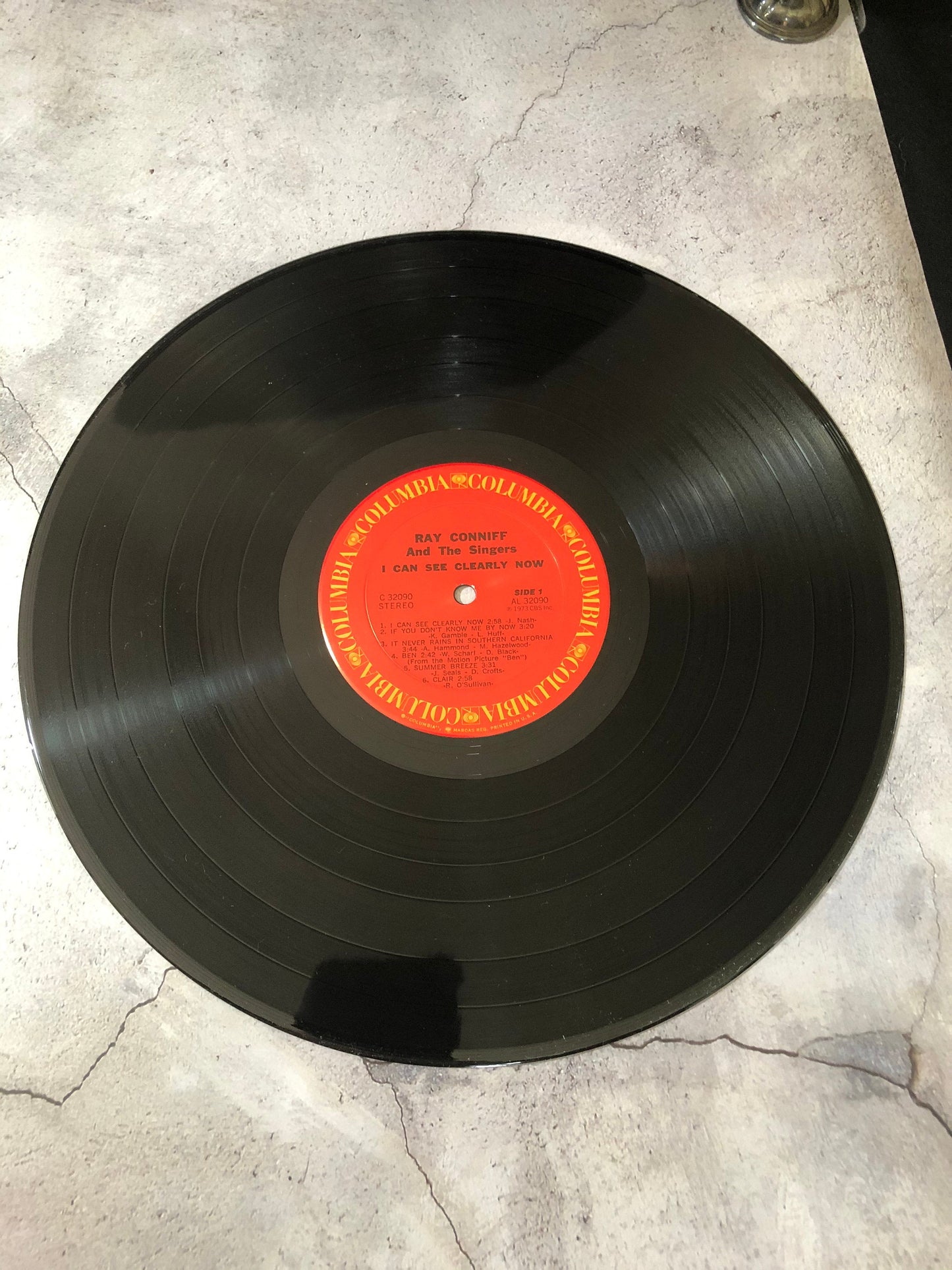 1973 Columbia Ray Conniff. I Can See Clearly Now Vinyl LP Record Album Vinyl