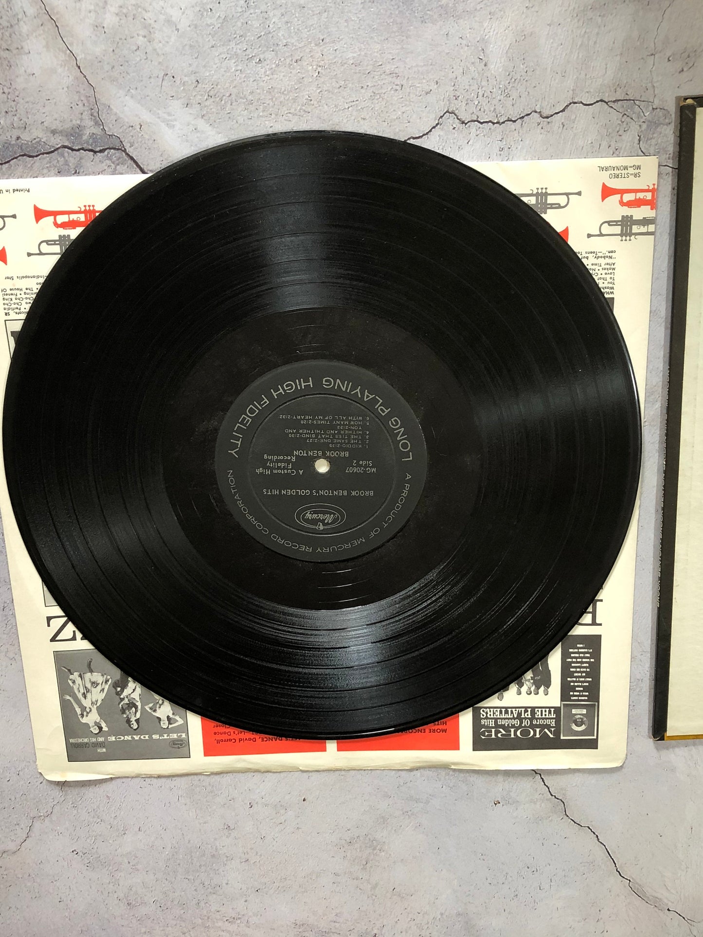 1961 Mercury Brook Benton Golden Hits LP Record Album Vinyl