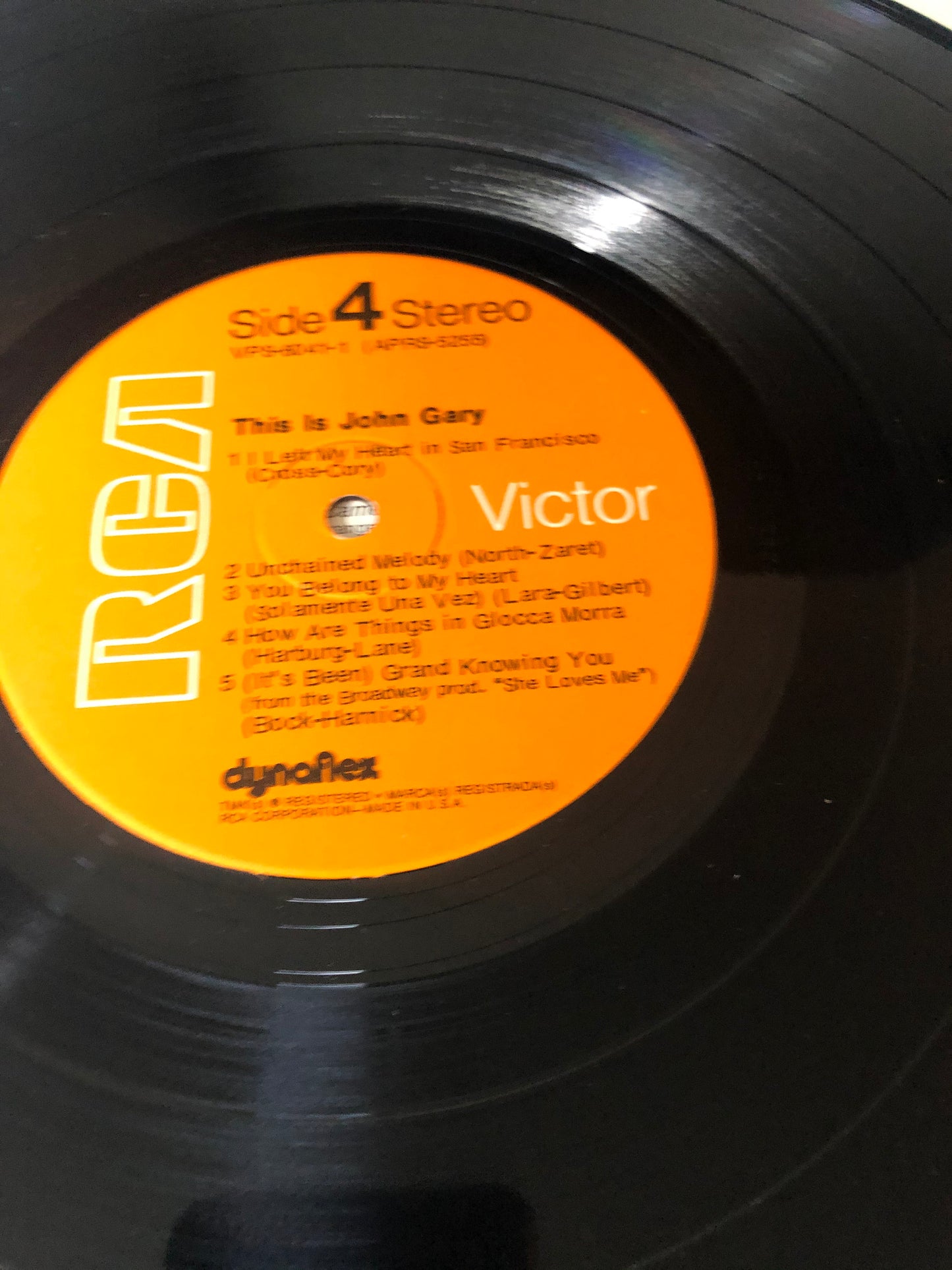 1971 RCA Victor John Gary This Is John Gary LP Record Album Vinyl