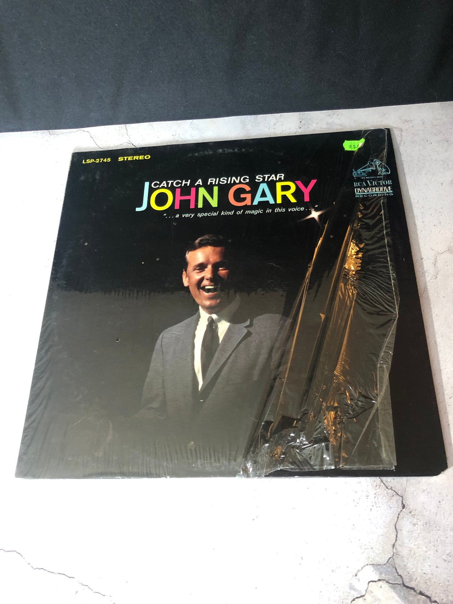 1963 RCA Victor Dyngroove Recording John Gary Catch A Rising Star Vinyl LP Record Album Vinyl
