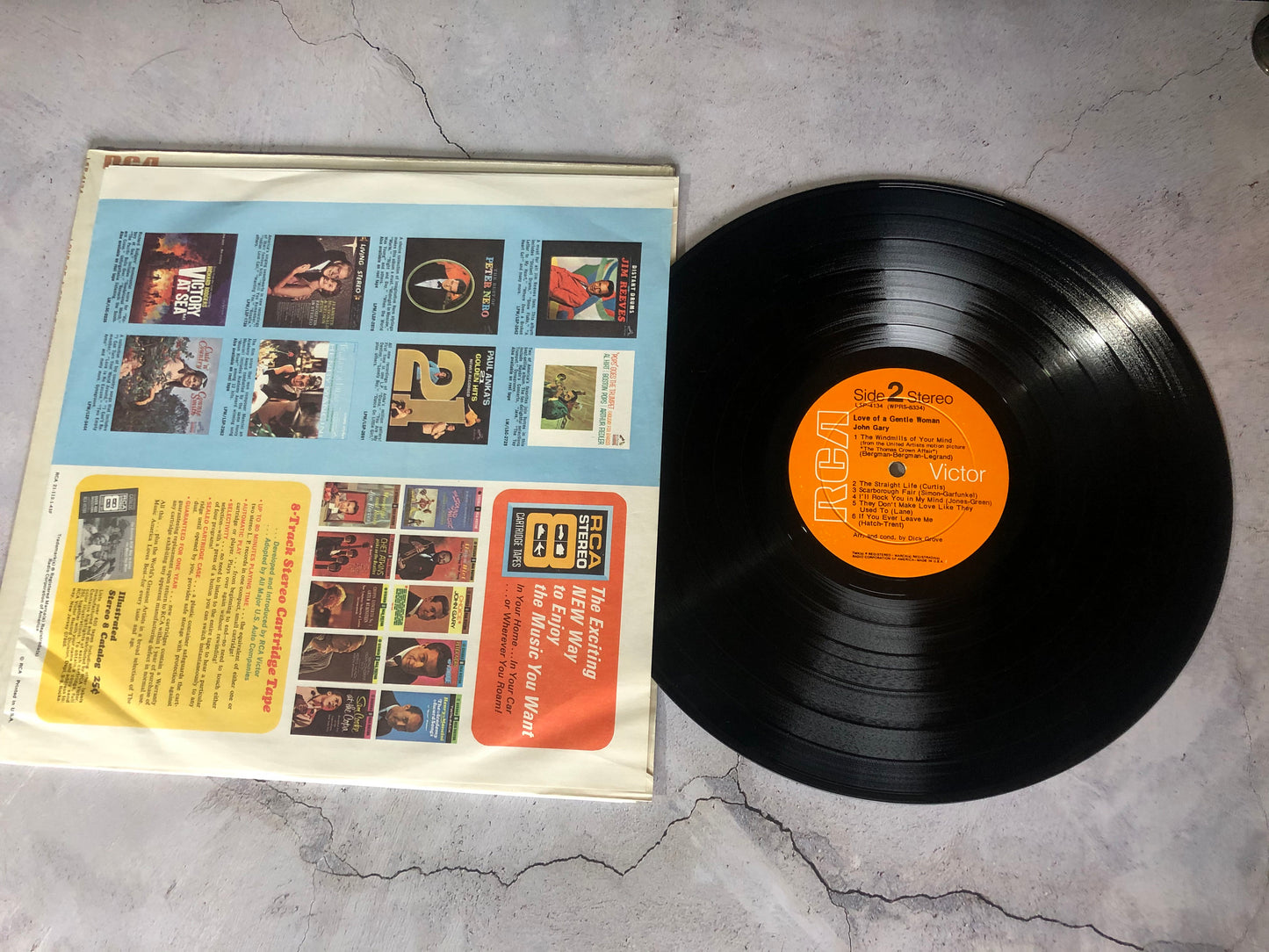 1969 RCA John Gary Love Of A Gentle Woman Vinyl LP Record Album Vinyl