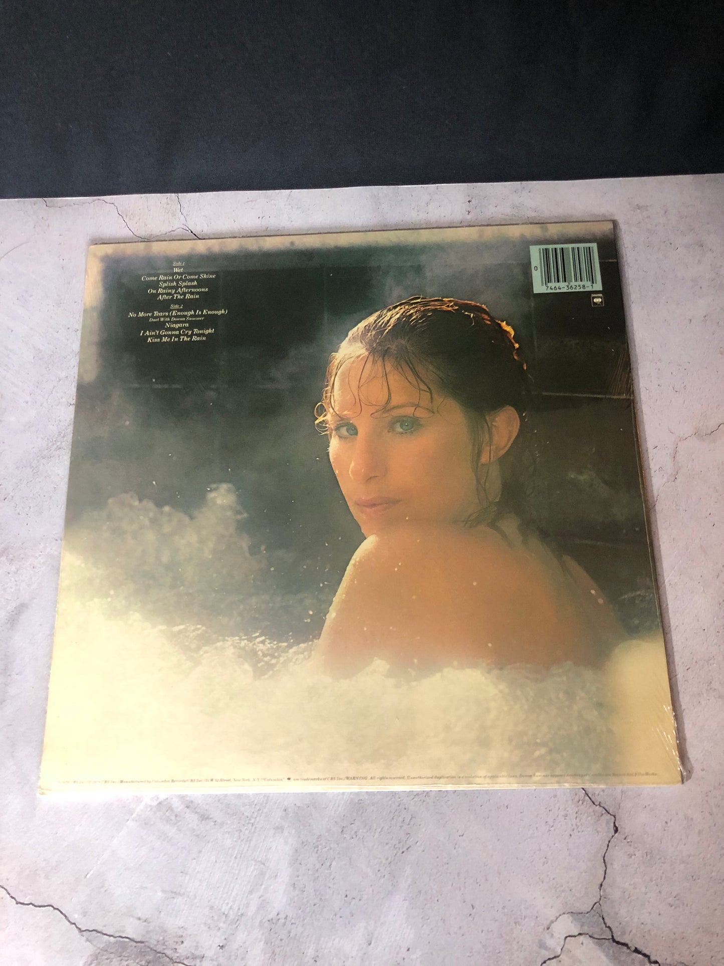 1979 Columbia Records Barbra Streisand Wet Vinyl