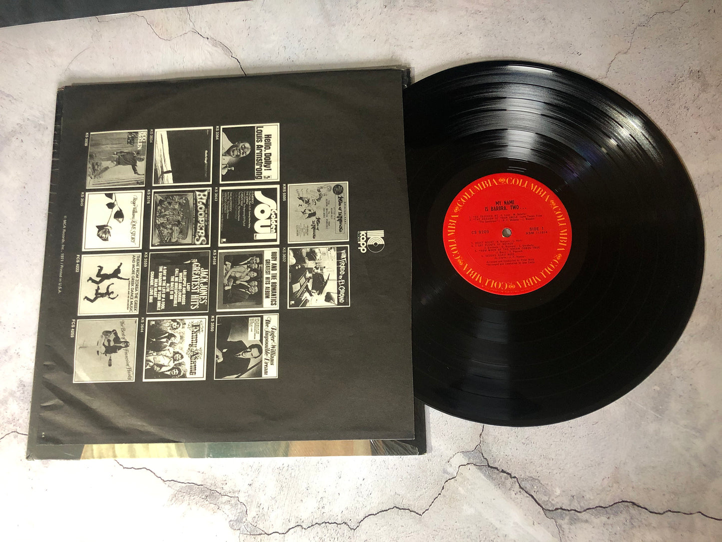 1965 Columbia Records Barbra Streisand My Name is Barbra Two Vinyl LP Record Album Vinyl