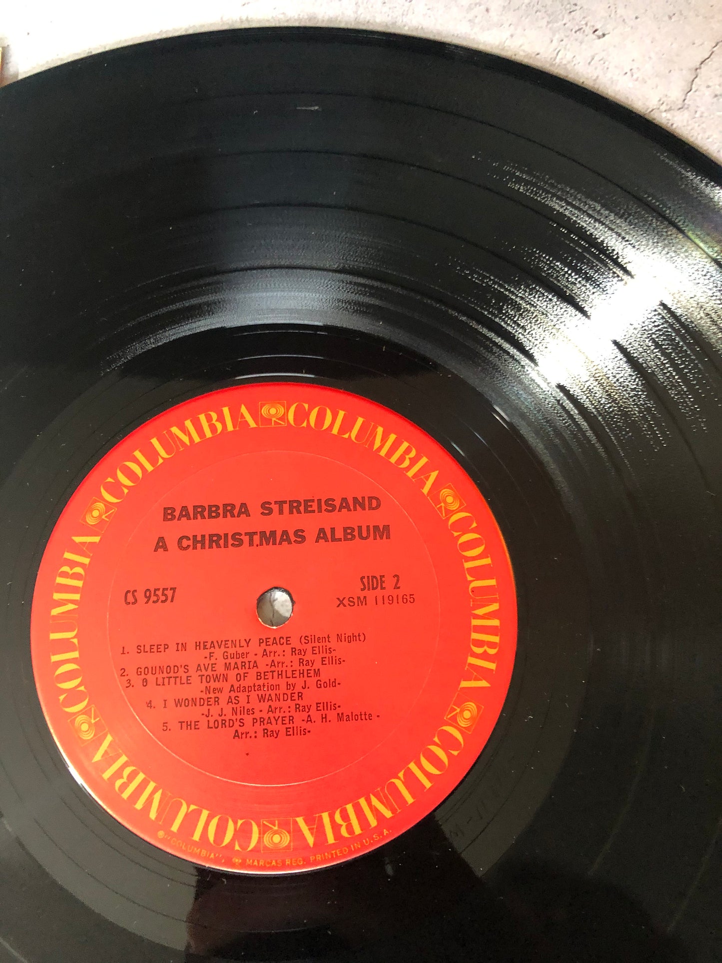 1967 Columbia Records Barbra Streisand A Christmas Album Vinyl Record Album Vinyl