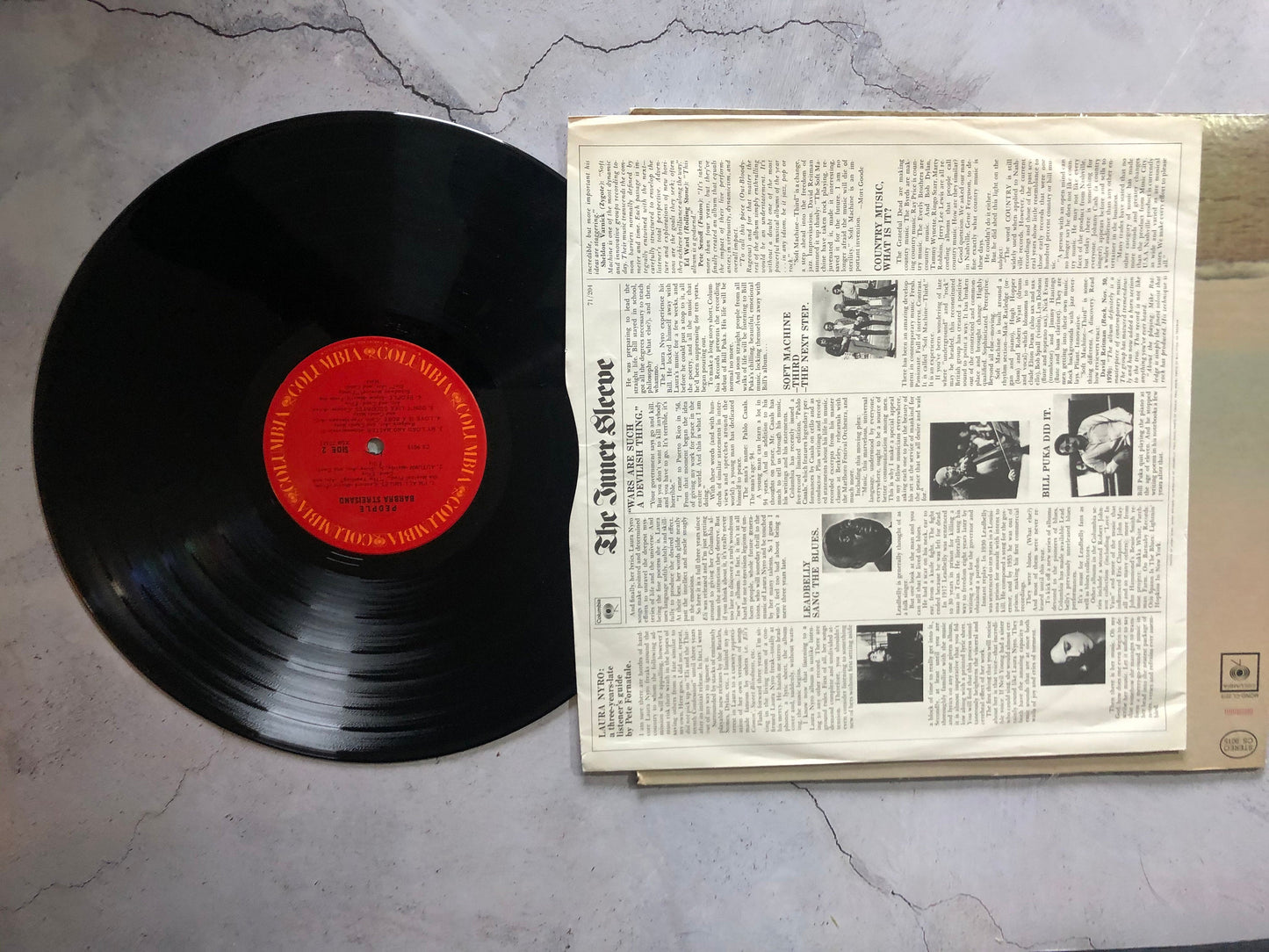 1977 Columbia Records Barbra Streisand People Vinyl Record Album Vinyl