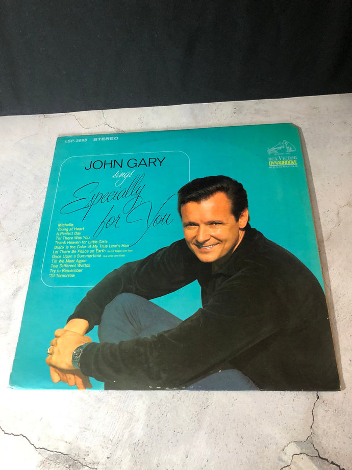 1967 RCA Victor Dynagroove Recording John Gary Especially For You Record Album Vinyl SIGNED