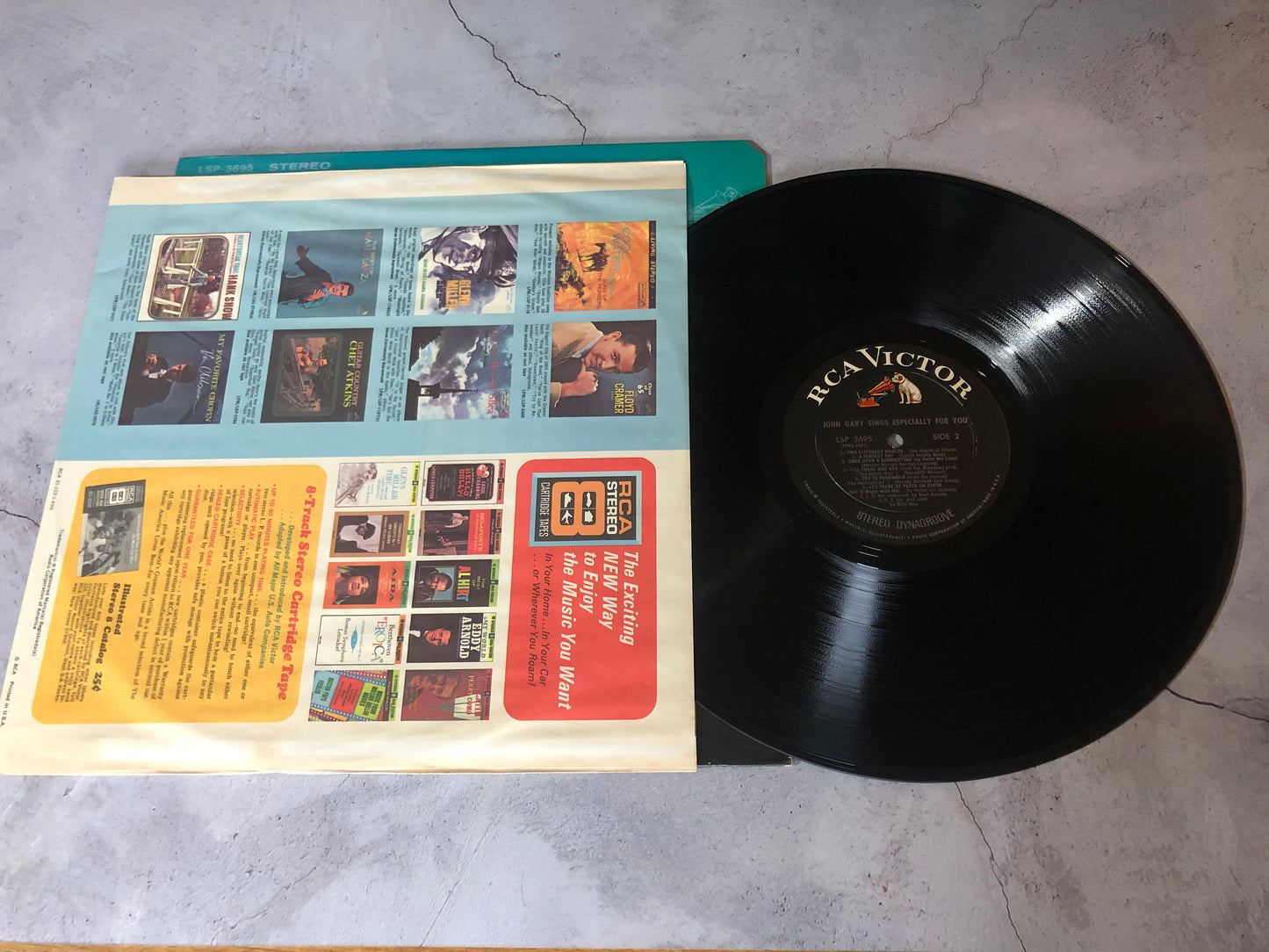 1967 RCA Victor Dynagroove Recording John Gary Especially For You Record Album Vinyl SIGNED