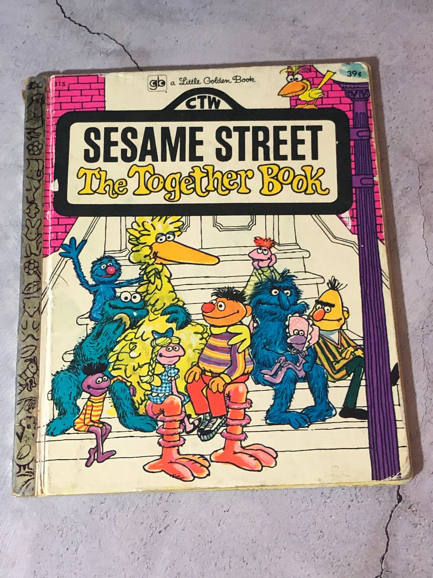 1971 Sesame Street The Together Book A Little Golden Book