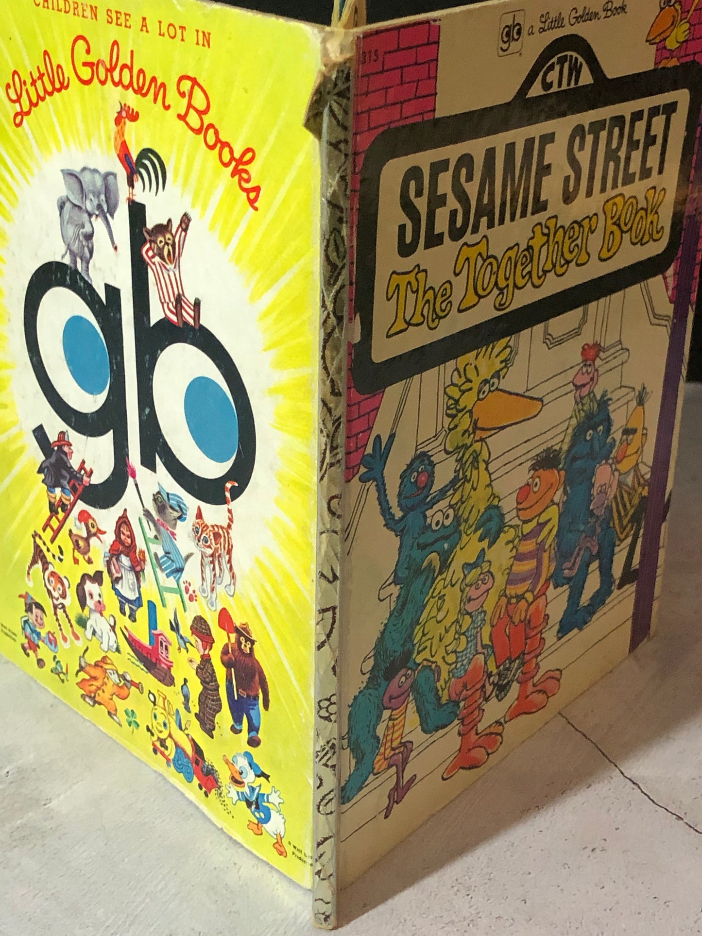 1971 Sesame Street The Together Book A Little Golden Book