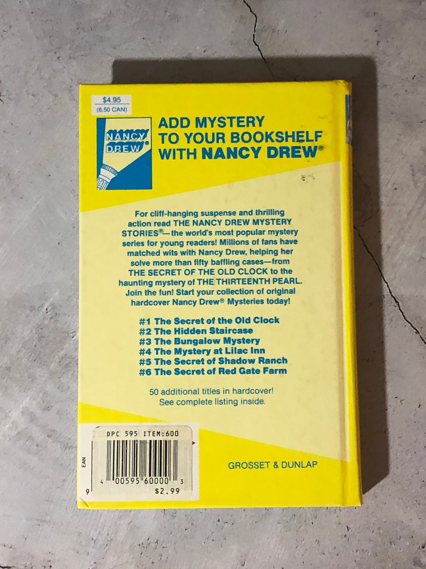 1995 Nancy Drew The Mystery At Lilac Inn By Carolyn Keene