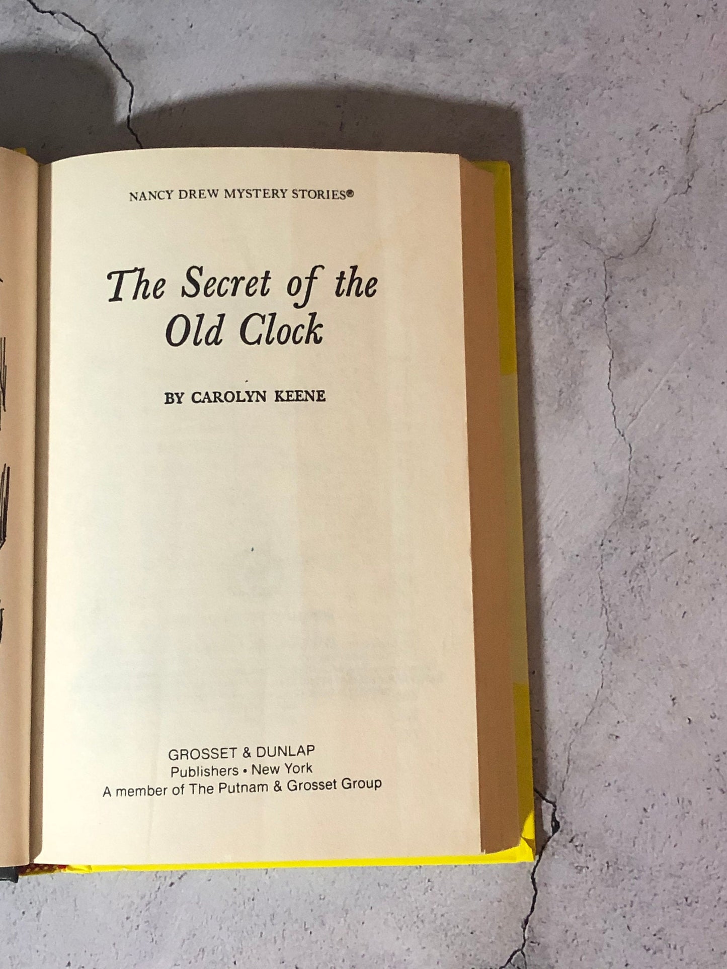 1987 Nancy Drew The Secret Of The Old Clock By Carolyn Keene