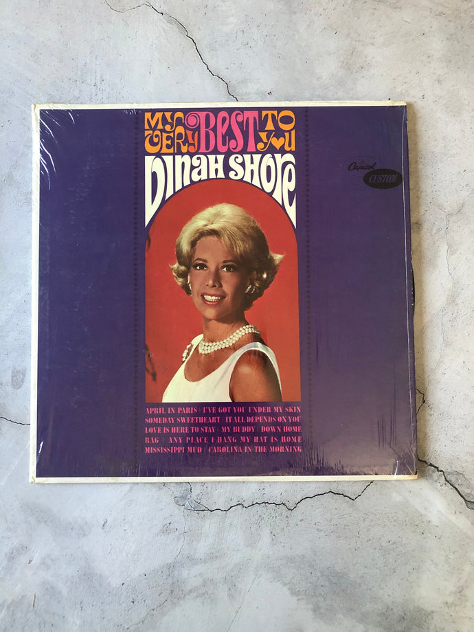 1964 Capitol Custom My Very Best To You Dinah Shore 12