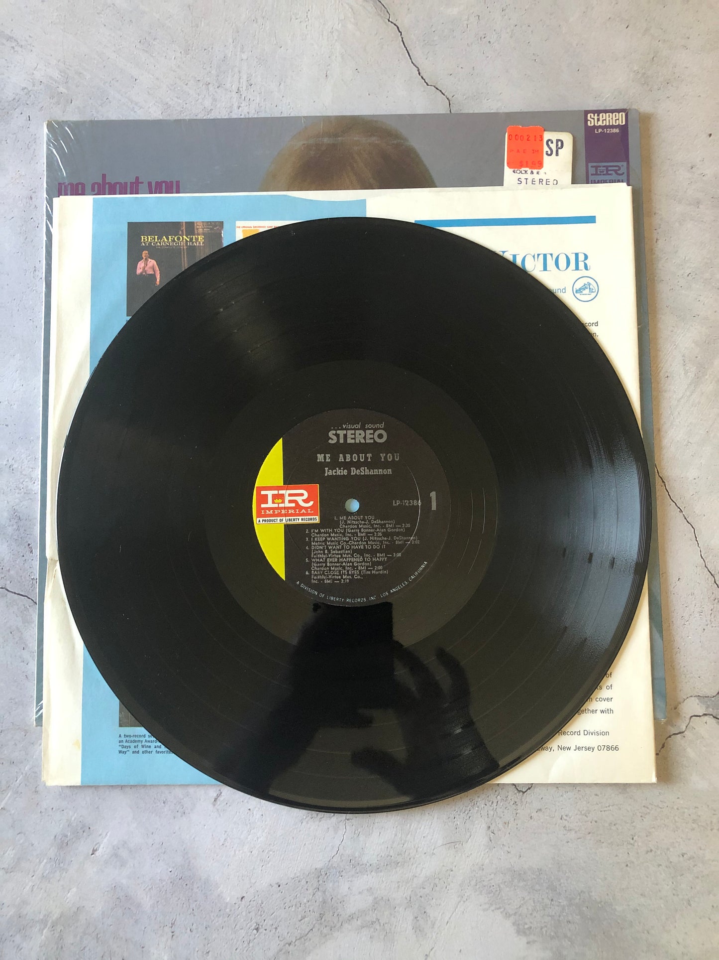 1968 Imperial Jackie DeShannon Me About You Vinyl Record LP Stereo LP-12386