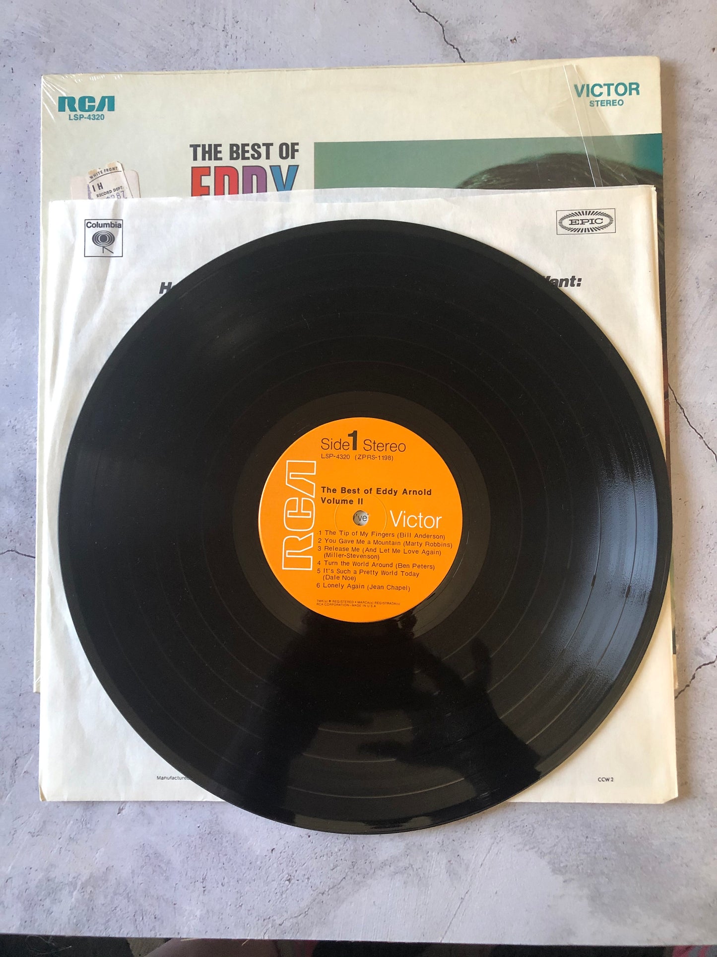 1967 RCA Victor Eddy Arnold The Best Of Eddy Arnold Vol. 2 LSP-4320 LP Vinyl Album Stereo