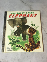 Load image into Gallery viewer, The Saggy Baggy Elephant A Little Golden Book Copyright 1947 Renewed 1974 by K. &amp; B. Jackson 201-52
