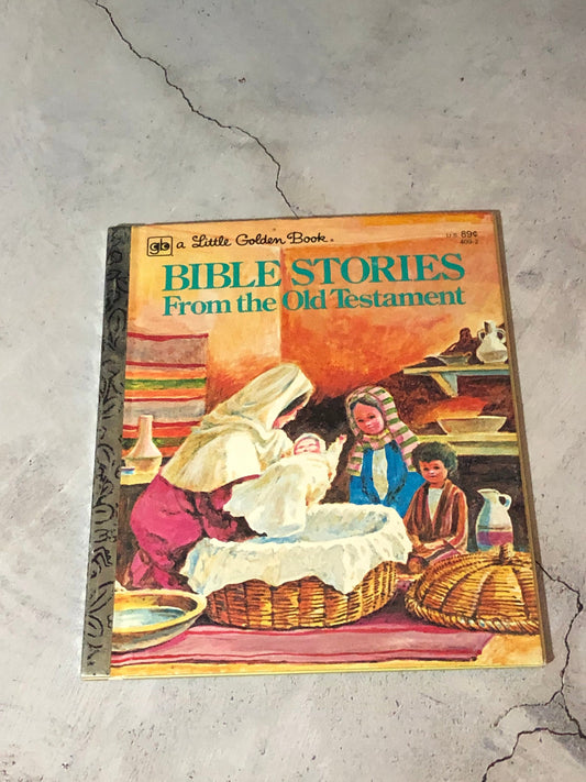 Bible Stories From The Old Testament A Little Golden Book Copyright 1977 3rd Reprint 1980 409-2
