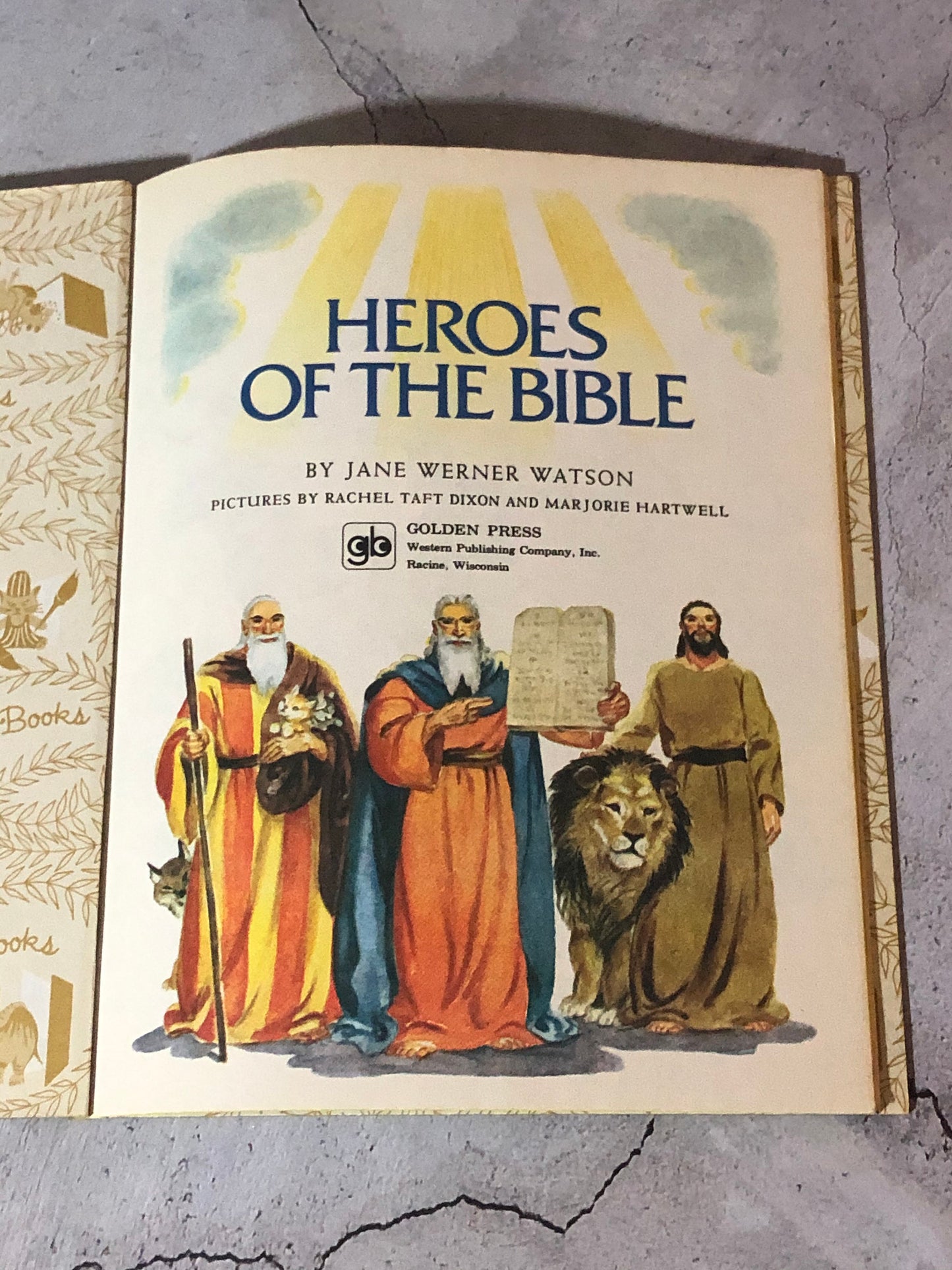 Bible Stories Of Boys And Girls A Little Golden Book Ninth Printing 1980 406-2