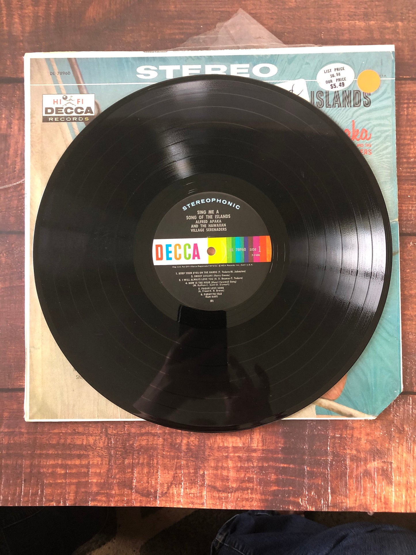 1960 Decca Alfred Apaka Sing me a Song of the Islands DL-78960