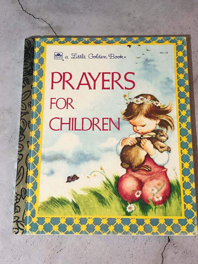 Prayers For Children A Little Golden Book 1974