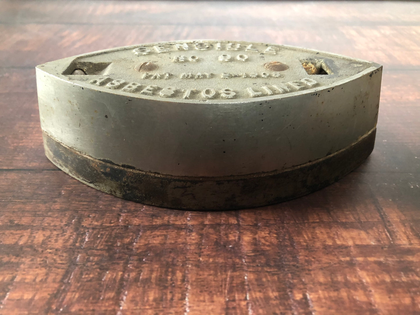 1900s Antique Sad Iron, Sensible 90 Flatiron, Antique Smoothing Iron Base