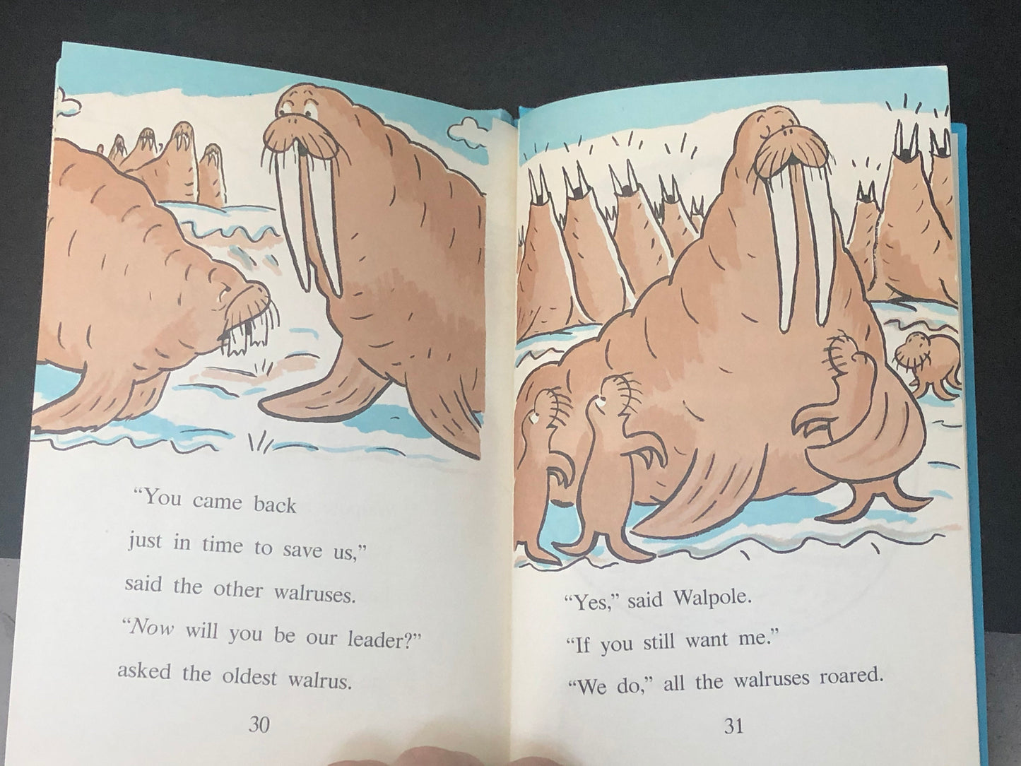 1977 Walpole By Syd Hoff, An Early I Can Read Book, First Printing, Walrus Book