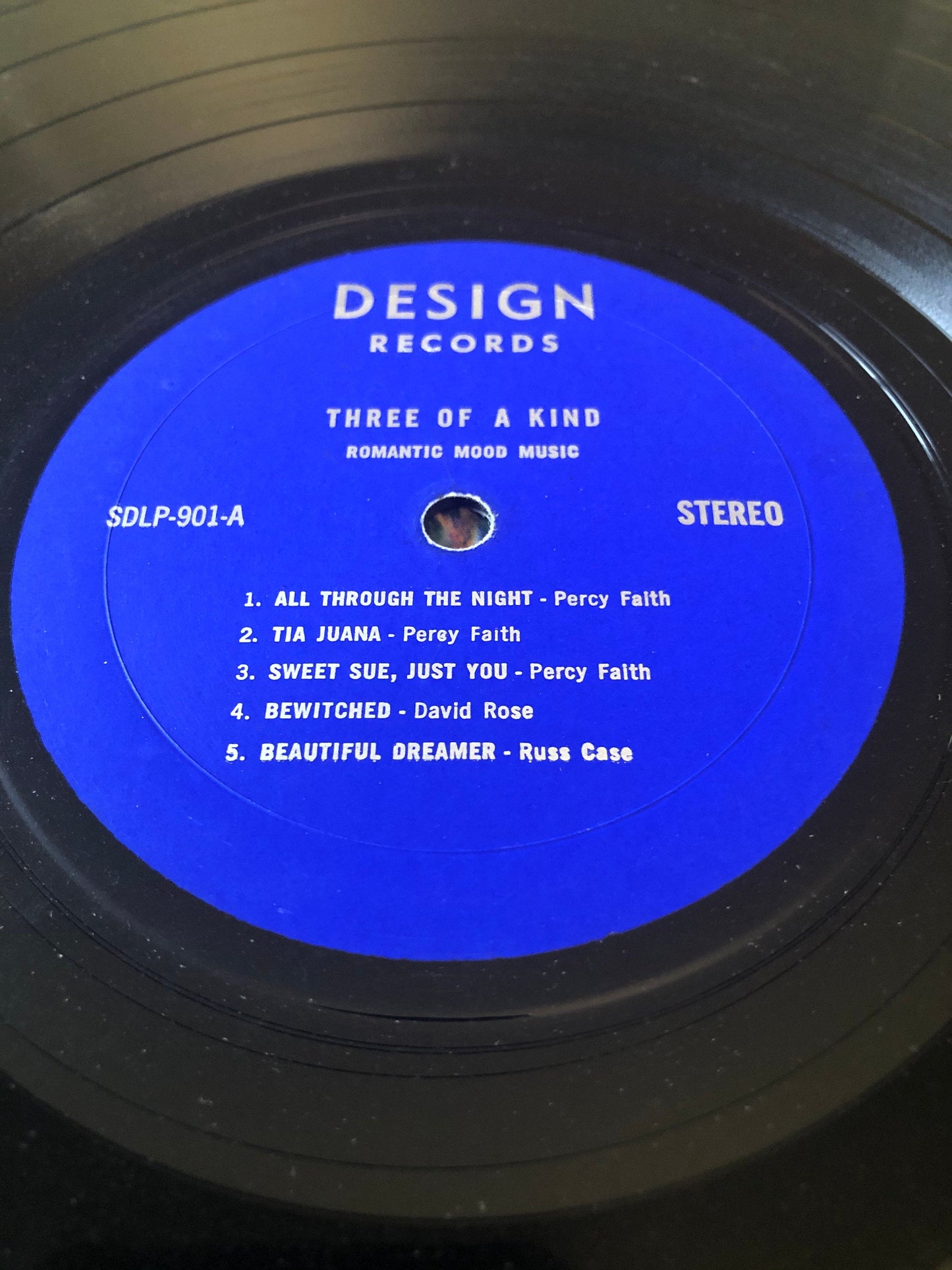 1964 Three Of A Kind Design Percy Faith/ David Rose/ Russ Case DLP-90 LP Vinyl Album Stereo