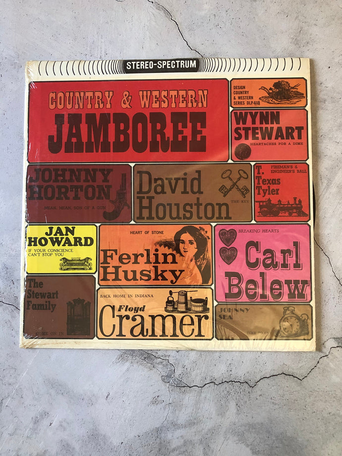 1962 Design Various Country & Western Jamboree DLP-619 LP Vinyl Album Stereo
