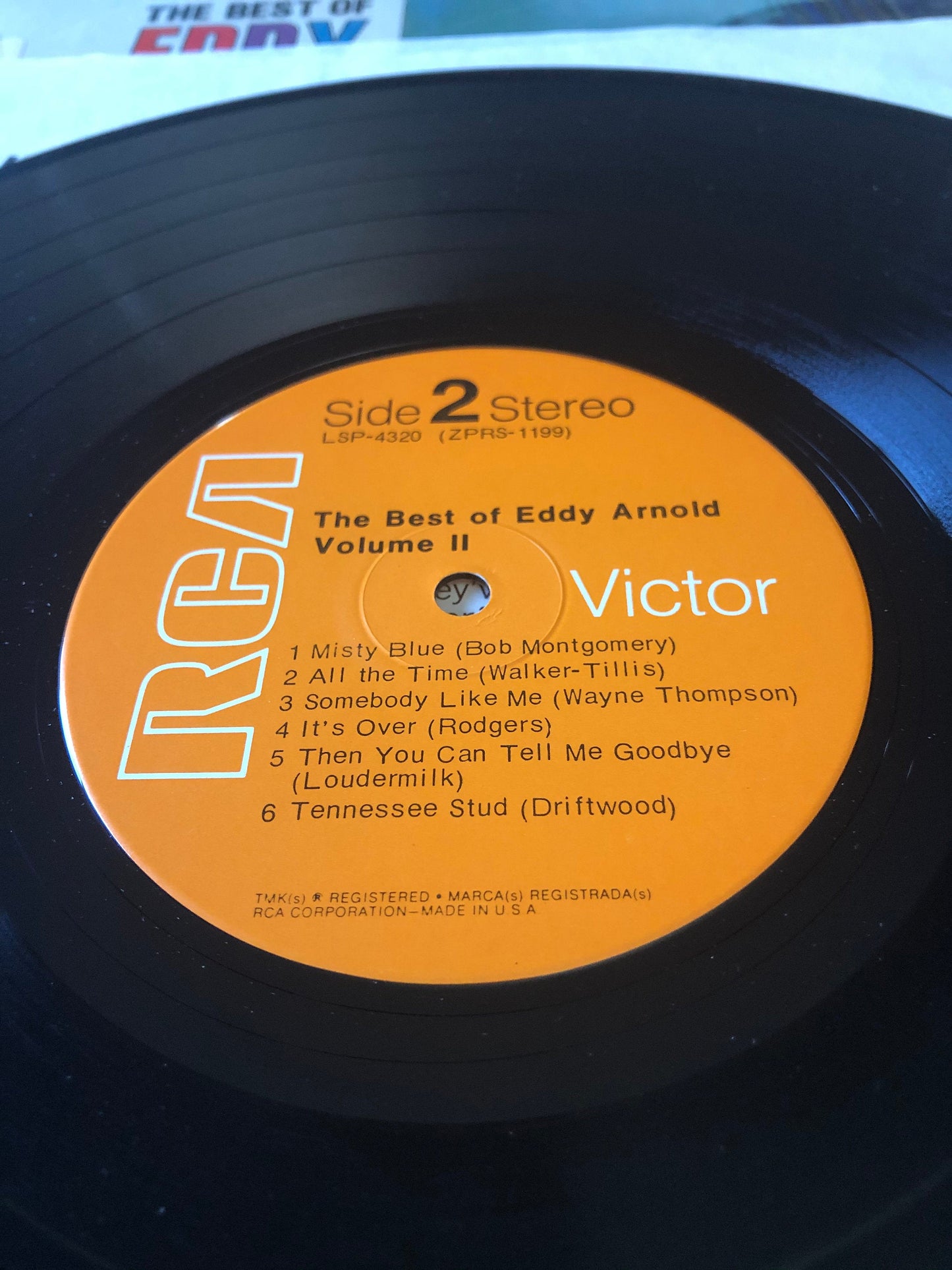 1967 RCA Victor Eddy Arnold The Best Of Eddy Arnold Vol. 2 LSP-4320 LP Vinyl Album Stereo