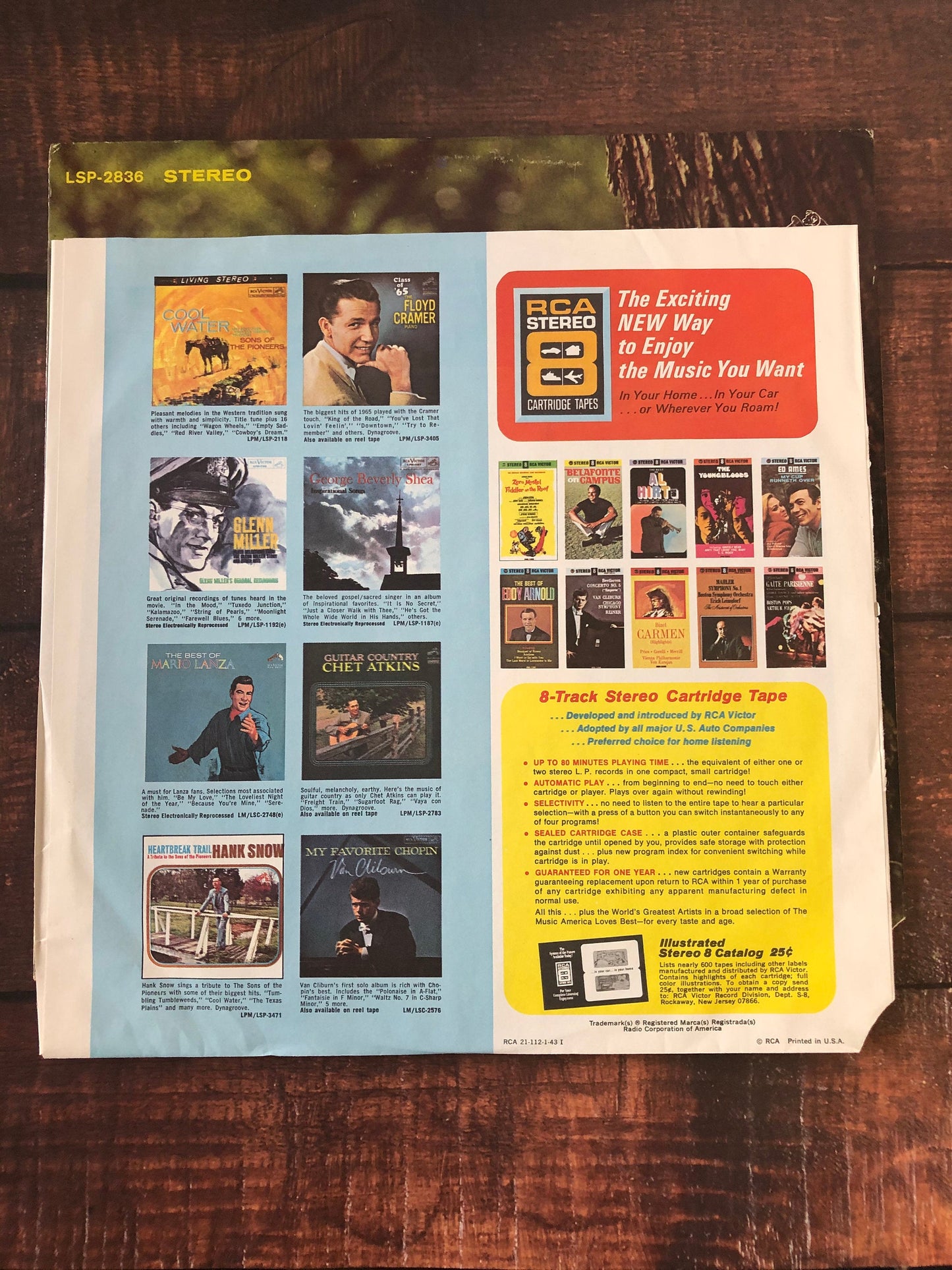 1964 RCA Victor Glenn Yarbrough Time to Move On LSP-2836