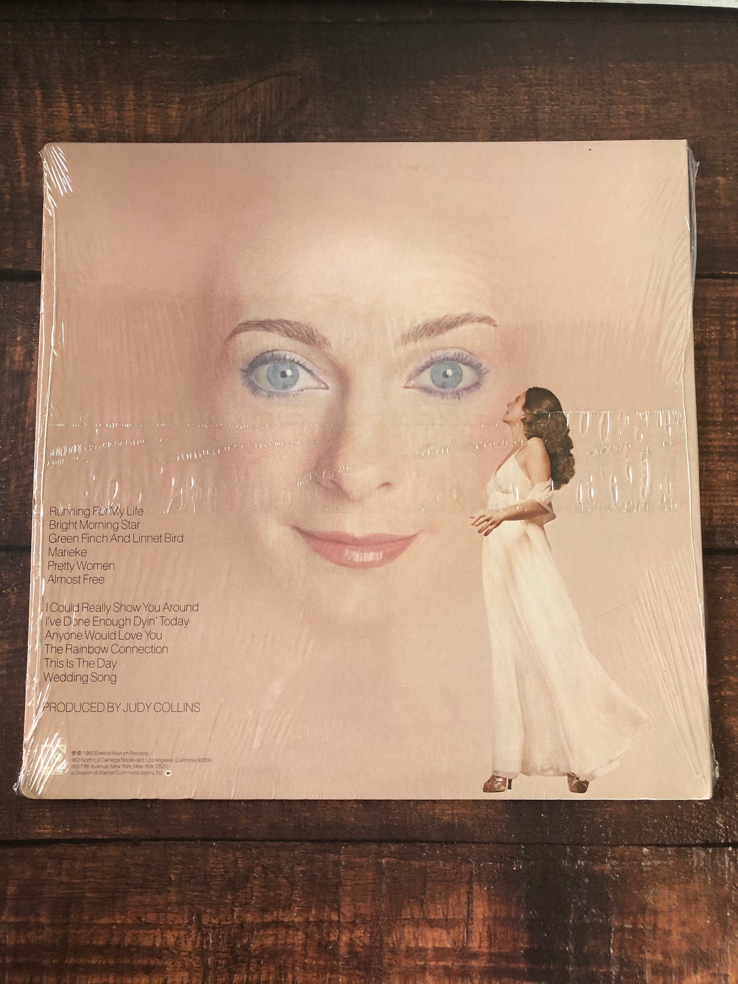 1980 Elektra Records Judy Collins Running For My Life 6E-253 LP Album Vinyl