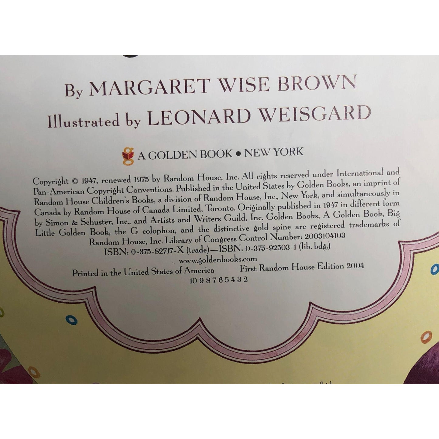 1975 A Big Little Golden Book The Golden Egg Book by Margaret Wise Brown Illustrated by Leonard Weisgard