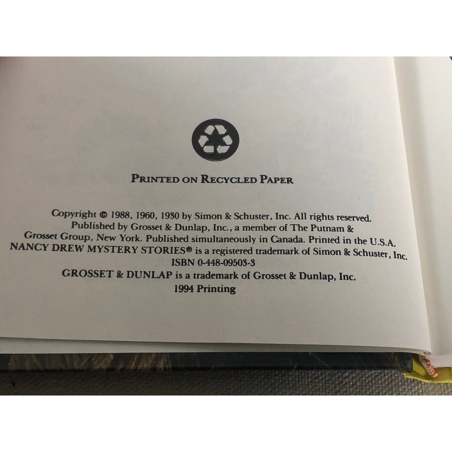 1994 Nancy Drew The Bungalow Mystery By Carolyn Keene