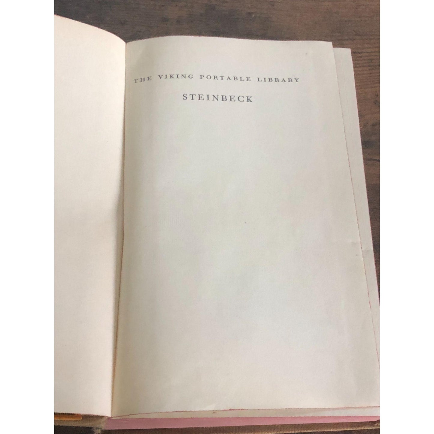 1943 The Viking Portable Library Steinbeck Hard Cover Book